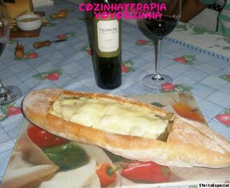 Pão Italiano com antepasto de berinjelas