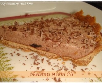 Chocolate Mousse Pie | Less Bake Quickie Recipe & A Birthday Wish