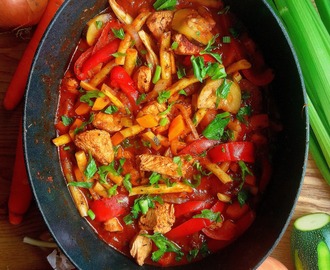 Gulasz z indyka z warzywami / Summer Turkey Vegetable Stew