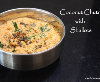 Coconut Chutney with Shallots