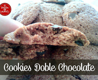 Receta de Cookies Doble Chocolate