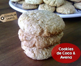 Receta de Cookies de Coco y Avena