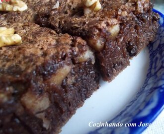 Brownie de Chocolate c/Nozes e Castanhas do Pará na Blogagem Coletiva Pecado da Gula