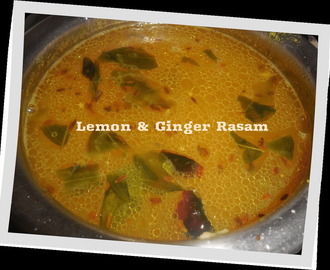 Lemon & Ginger Rasam