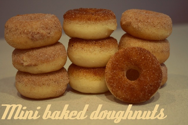 Bakte mini  Doughnuts!