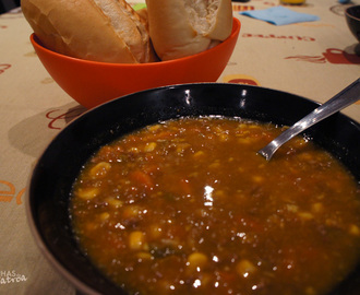 Sopa de Carne Moída com Cenoura