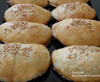 Sanbusak (Empanadillas rellenas de carne picada y piñones)