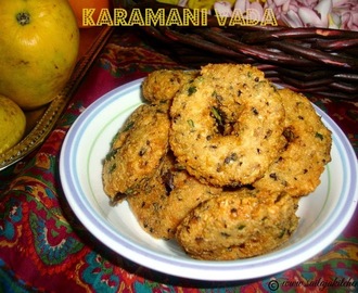 Karamani Vada Recipe / Bobbarlu Vadalu Recipe /Alasanda Vada / Black Eyed Beans Fritters / Lobia Vada