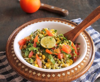 Sprouts Salad | Sprouted Moong Salad