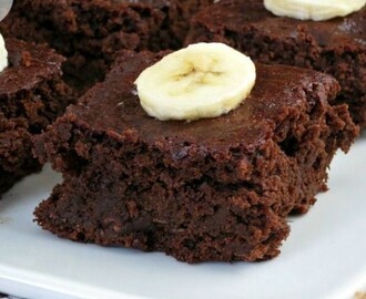 Brownies σοκολάτας με μπανάνα