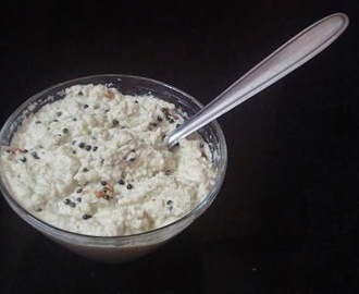 South Indian Typical Coconut Chutney - Type 1