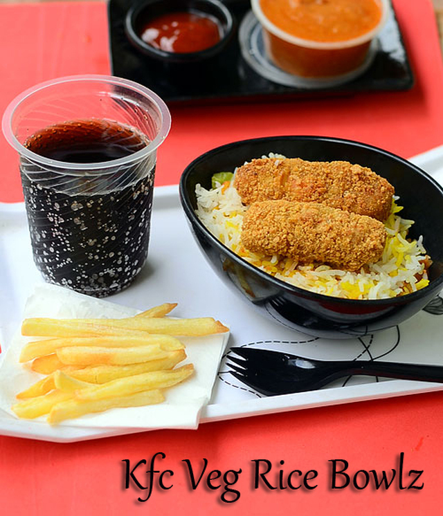KFC Veg Rice Bowlz Recipe-Sunday Lunch Recipes Series 26