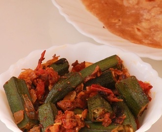 Bhindi Masala Recipe For Roti Chapati Paratha And Rice-How To Make Bhindi Masala Recipe