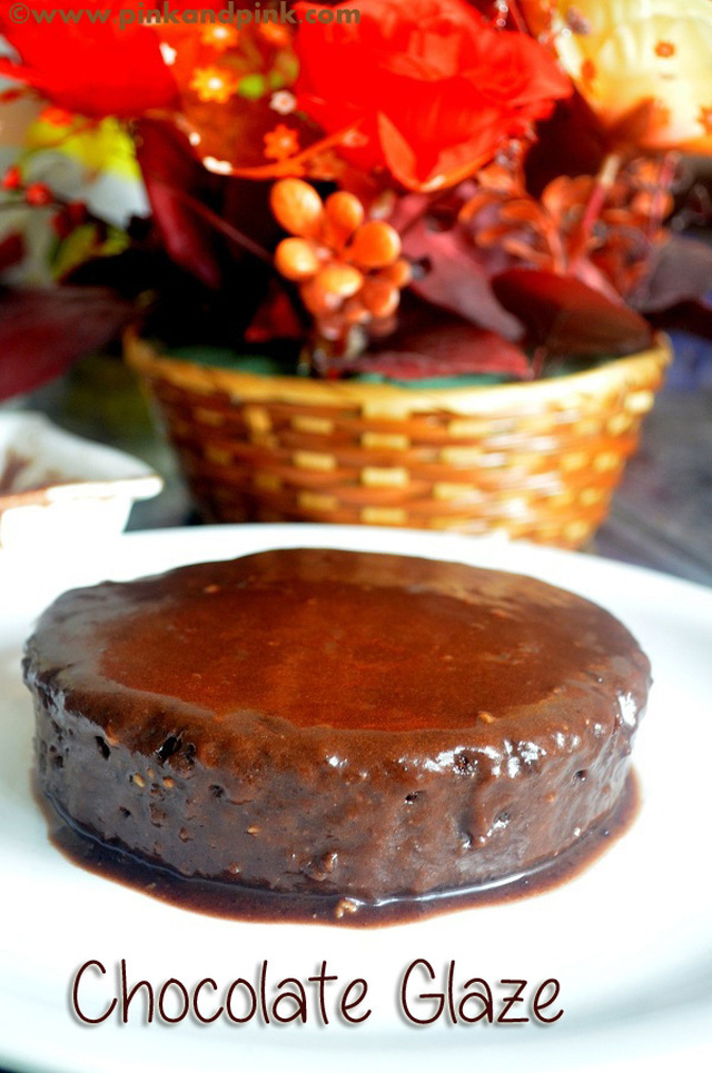 Chocolate Glaze for Cake - Easy Chocolate Glaze Icing Recipe with Cocoa powder