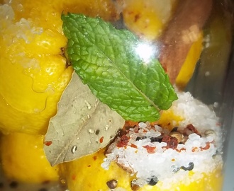 Μυρωδάτα λεμόνια μαριναρισμένα, όπως στο Μαρόκο (τουρσί)