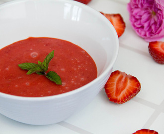 Jordbær suppe