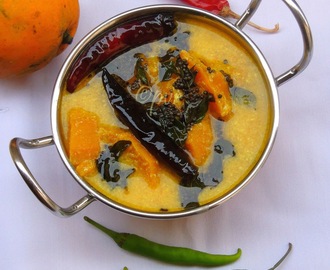 Mambazha Pulissery/Ripen Mango in Spiced Yogurt Gravy - Kerala Special