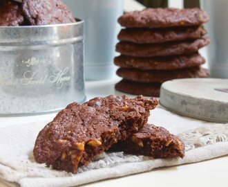 Cookies med sjokolade og hasselnøtter