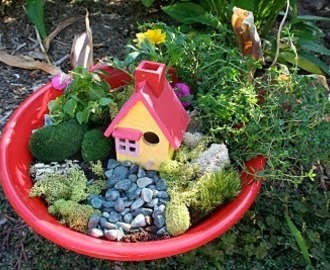 Φτιάξτε έναν μικρό κήπο με τα παιδιά σας  σε μία λεκάνη ή γλάστρα.