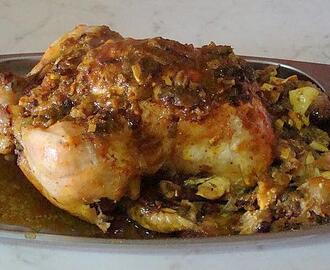 Indian Style Stuffed Roast Chicken