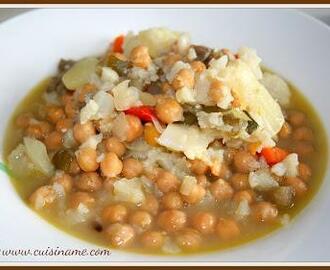 Cocido de Garbanzos | Cocina Casera | Recetas Vegetarianas