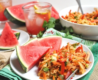 Watermelon Rind Coleslaw Recipe