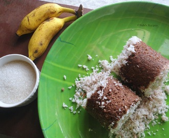 Ragi Puttu | Finger Millet Steamed cake | Millet Recipe
