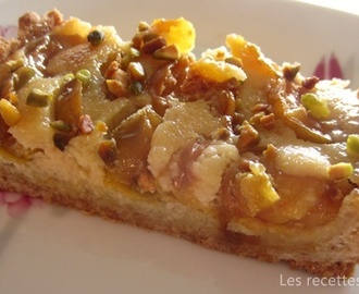 Tarte aux mirabelles / fond de tarte en pâte à palets bretons