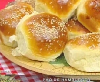 Pão de Hambúrguer (Com fermento natural)