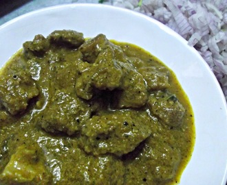 Low Fats Spicy Mutton Curry - Pressure Cook Method