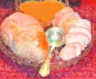 Pechugas de pavo con salsa de frutas