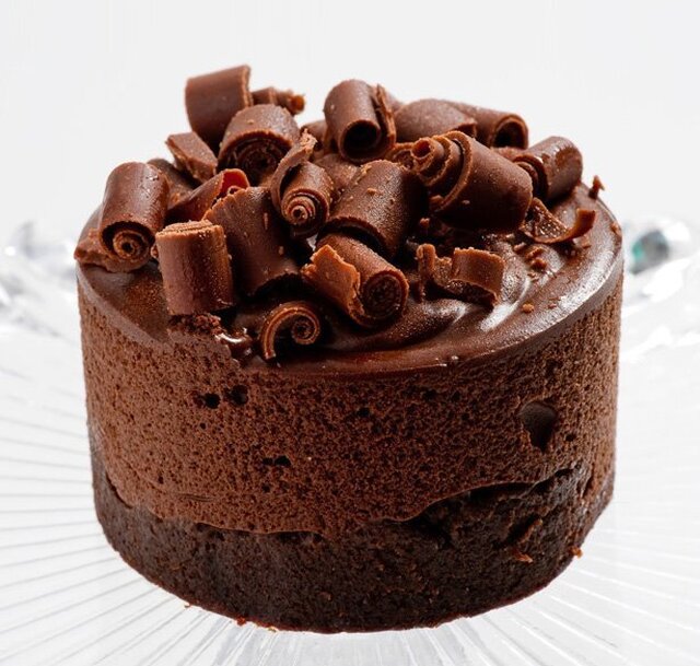 Mini torta mousse de chocolate