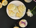 Lemon Crinkle Cookies - Eggless