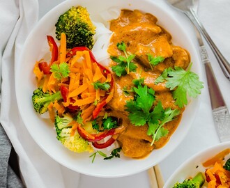 rychlé thajské panang curry