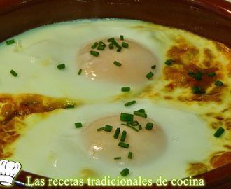 Receta de huevos al horno a la Barcelonesa