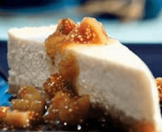 Cheesecake γιαούρτι με σάλτσα σύκο και ούζο  από το sidagi.gr!