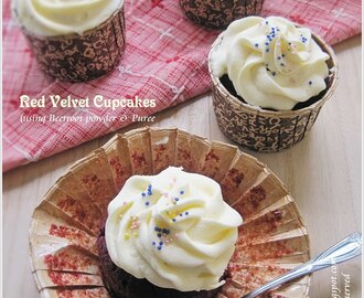{Photo Friday} Red Velvet Cupcakes Using Beetroot Powder & Puree