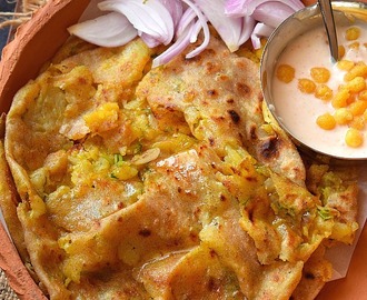 Naan Recipe (Aloo Pyaz  Dhaba Style)