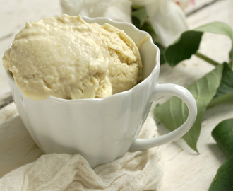Rhubarb Ice Cream / Rabarbarin sladoled