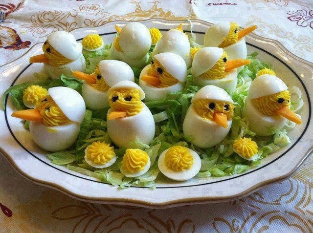 Φανταστικες Ιδέες με αυγά για τον μπουφέ στο παιδικό πάρτυ