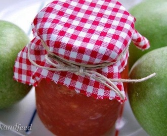 Μαρμελάδα με ξινόμηλα και σύκα/Green Apple-Fig Jam