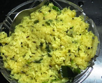 Moolangi (Raddish) Dry Palya + Paratha