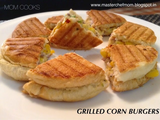 GRILLED CORN BURGERS