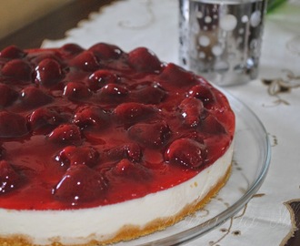 Cheesecake de baunilha com cobertura de morango e mais um desejo concretizado