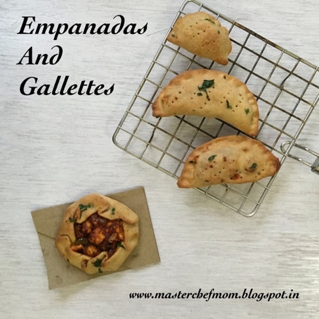 Empanadas and Gallettes | How to make Empanadas and Gallettes fromScratch | Eggless Recipe | Stepwise Pictures