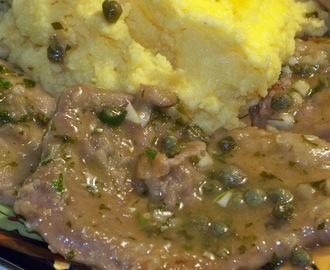 VOLUPTUOUS VEAL PICCATA FOR COOK THE BOOKS