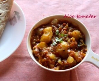 Aloo tamatar (Potato with tomato curry) recipe