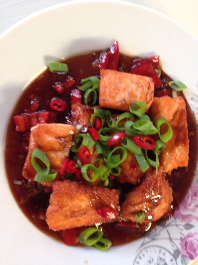 spicy thai fisk på 10 minutter-min nye favoritt