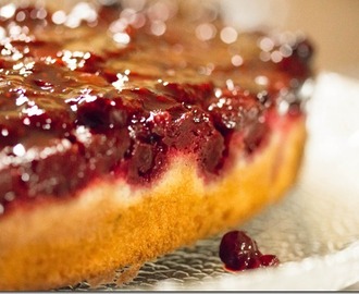 Raspberry & Almond Upside Down Cake