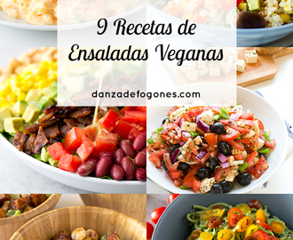 9 Recetas de Ensaladas Veganas